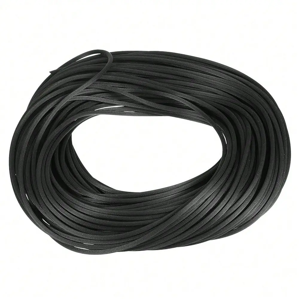 

Screen Spline, 0.13inchx100FT Round Window Screen Repair Retainer Spline For Door Window Screens Replacement, BlackInchsizename