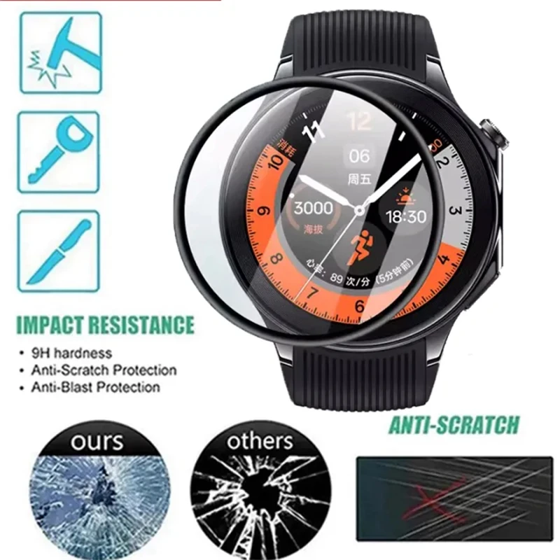 3D Protective Film For OPPO Watch X Smart Watch Screen Protector Full Coverage Cover Anti-scratch Accessories For oppo watchX