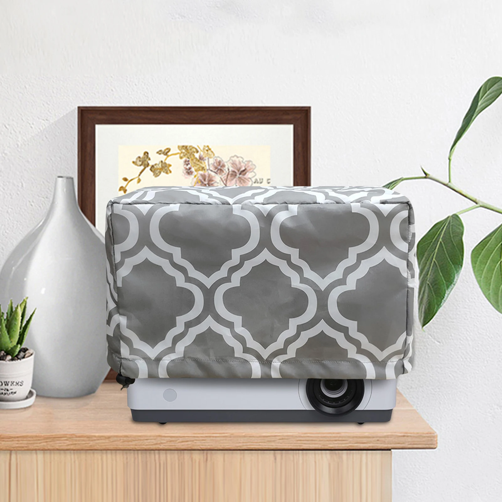 Projector Dust Cover Home Ceiling Projector Storage Protector Cover With Drawstring Waterproof Outdoor Installation Accessories