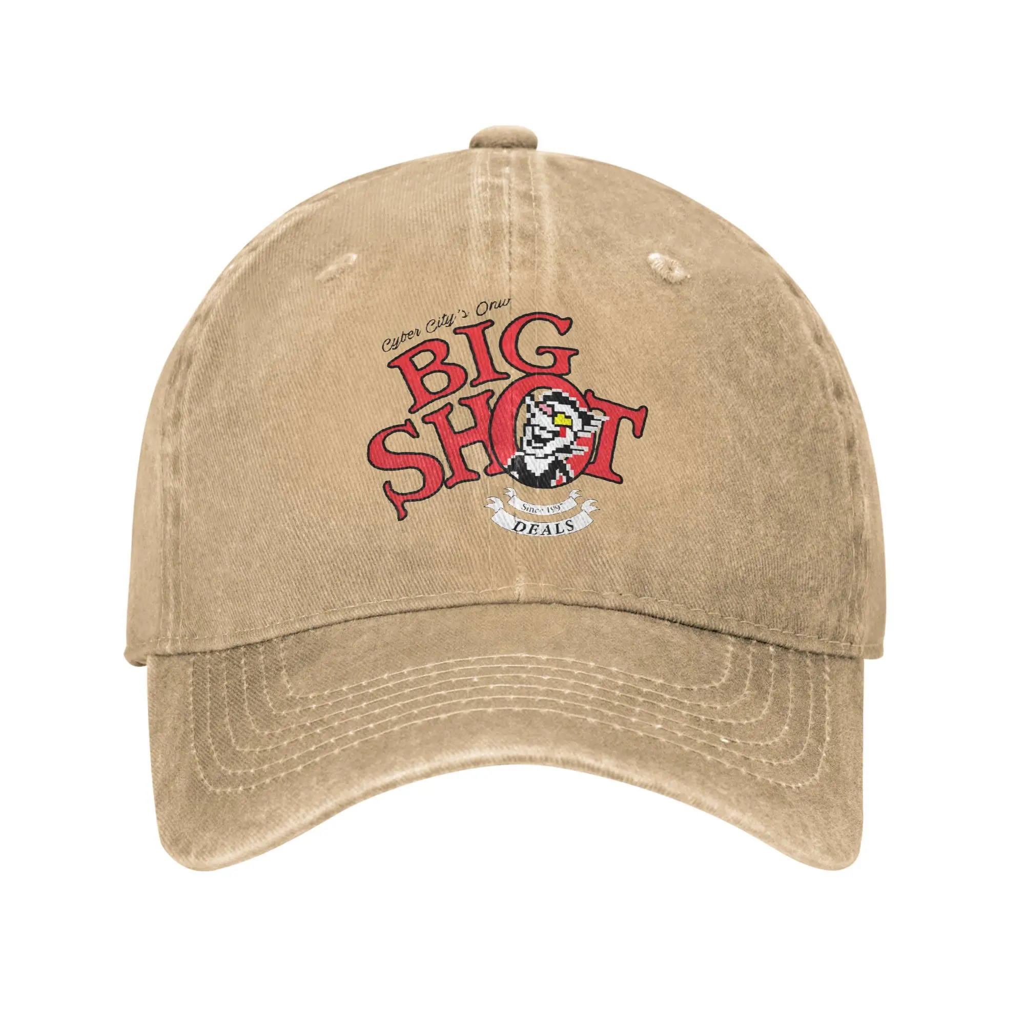 

Summer Deltarunes Baseball Cap Sun DRINK BIG SHOT SODA Wholesale Print Washed Trucker Hat Unisex Men Classic Rock Baseball Caps