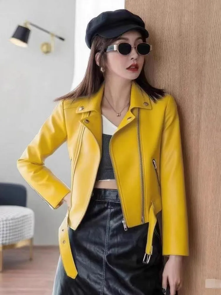 

Байкерские куртки Женская куртка Японская твидовая пряжа Тканая на пуговицах Длинная британская стиль Изящный минимализм Элегантный весенний Хэллоуин