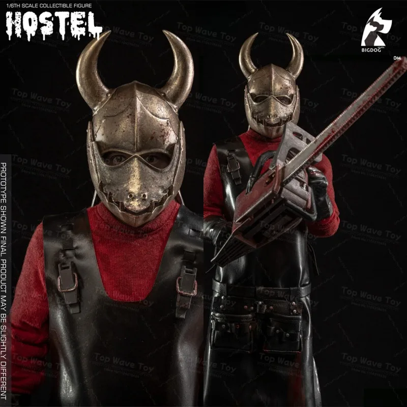 

NEW IN STOCK BIGDOG STUDIO SC013 1/6 Ox Helmet Hostel Chainsaw Action Figure Horror Movie Fans Collectible 12 " Soldier Toys