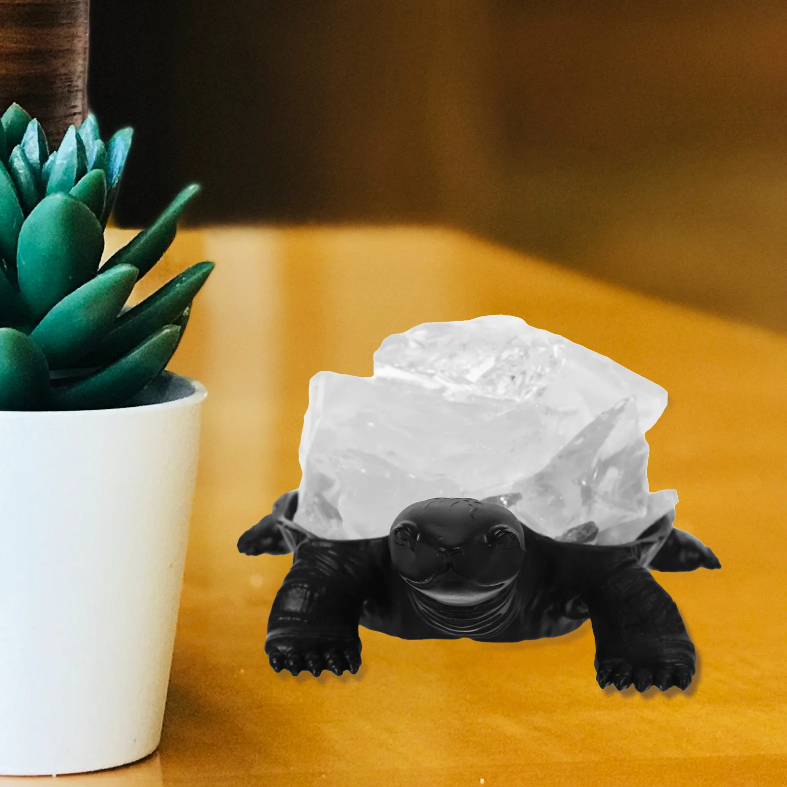 

Crystal Turtle Figurines Office Desk Decor Delicate Statue Decoration Decorations