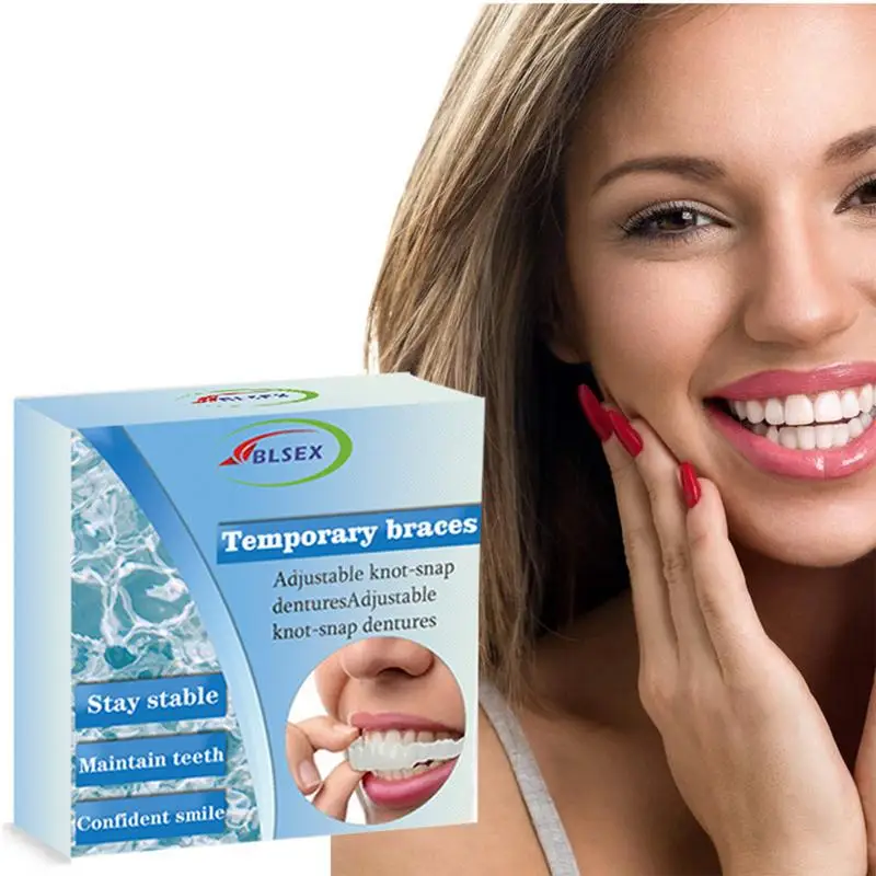 Temporary Tooth Detachable And Reusable Veneers Teeth Teeth With Comfortable Fit Temporary Teeth Dentures Fake Tooth For Missing