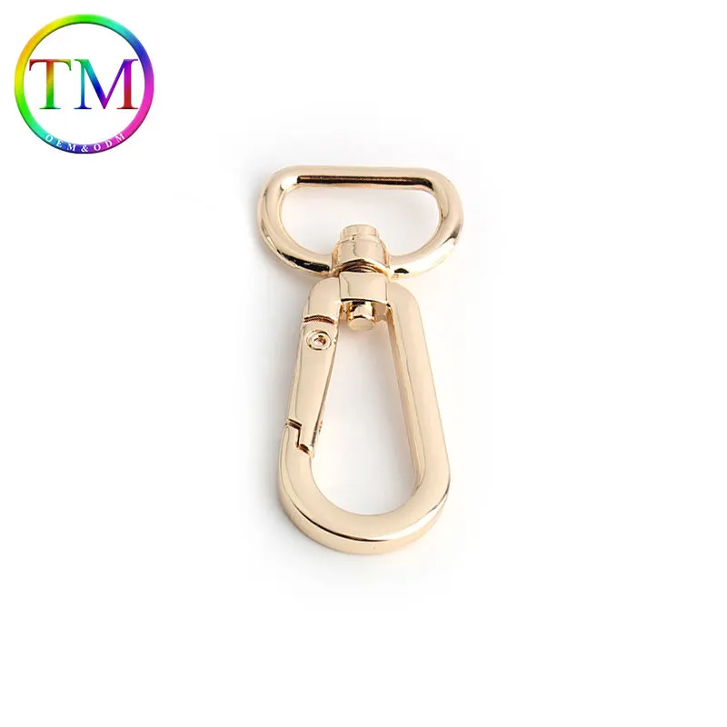 10-50Pcs 4Colors Metal Swivel Oval Ring Snap Hook Bag Strap Belt Webbing Lobster Clasp Carabiner Diy Hardware Accessories