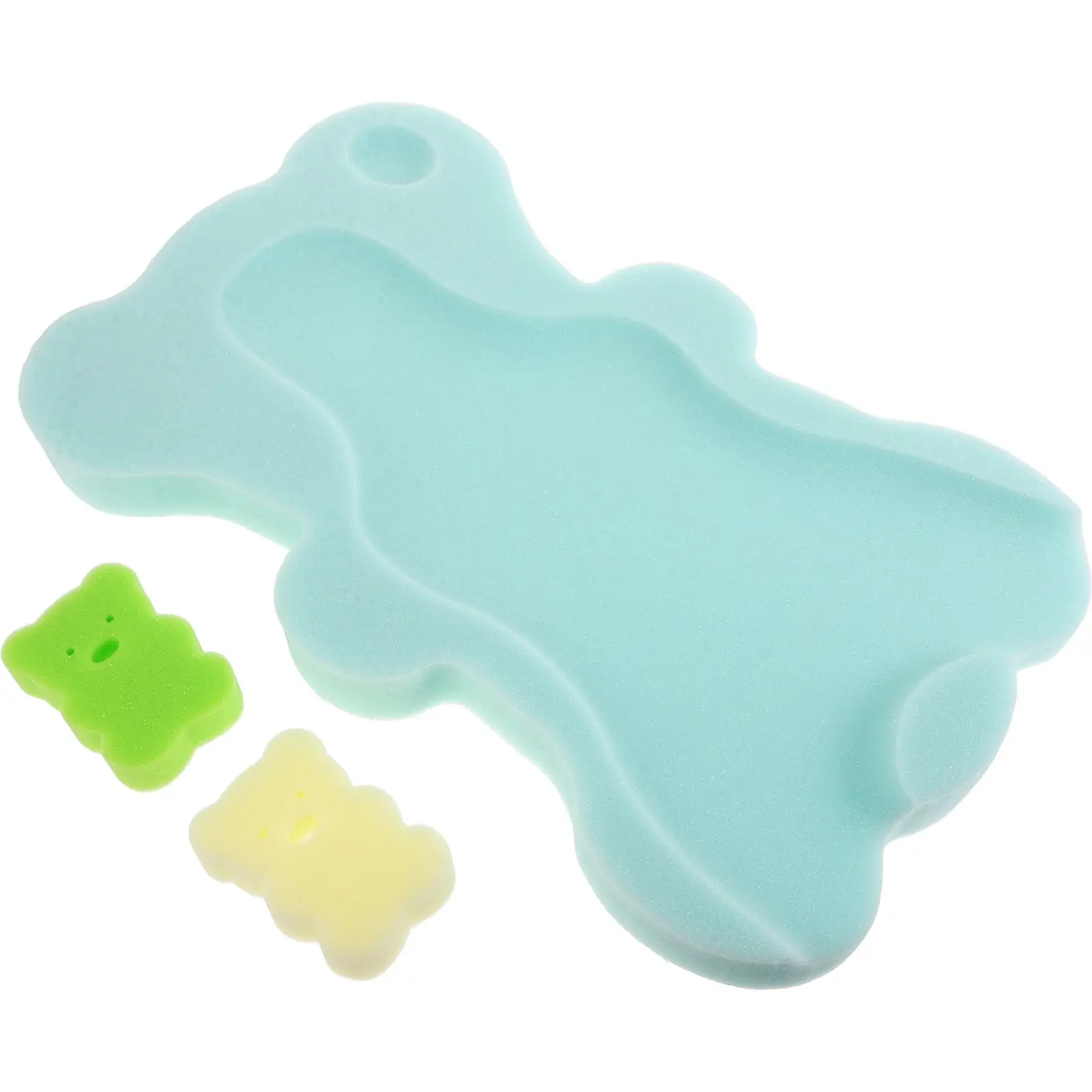 

Bath Sponge Baby Bath Support Baby Shower Seat Cushion Bathtub Mat Newborns Soft Breathable Nonslip Toddler Bathing Support