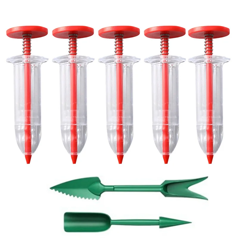 Мини-набор разбрасывателей семян F-3C, мини-диспенсер сеялки для посева семян, ручной набор для поедания рассады и сорняков