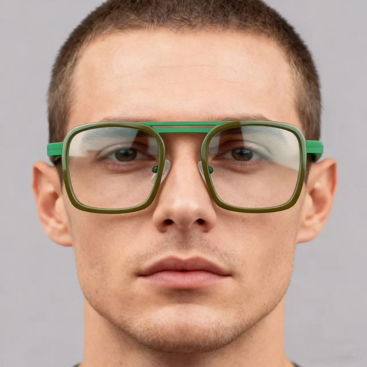 スクエアアセテートメガネフレーム高品質光学処方メガネ男性女性高級ブランドデザイン眼鏡