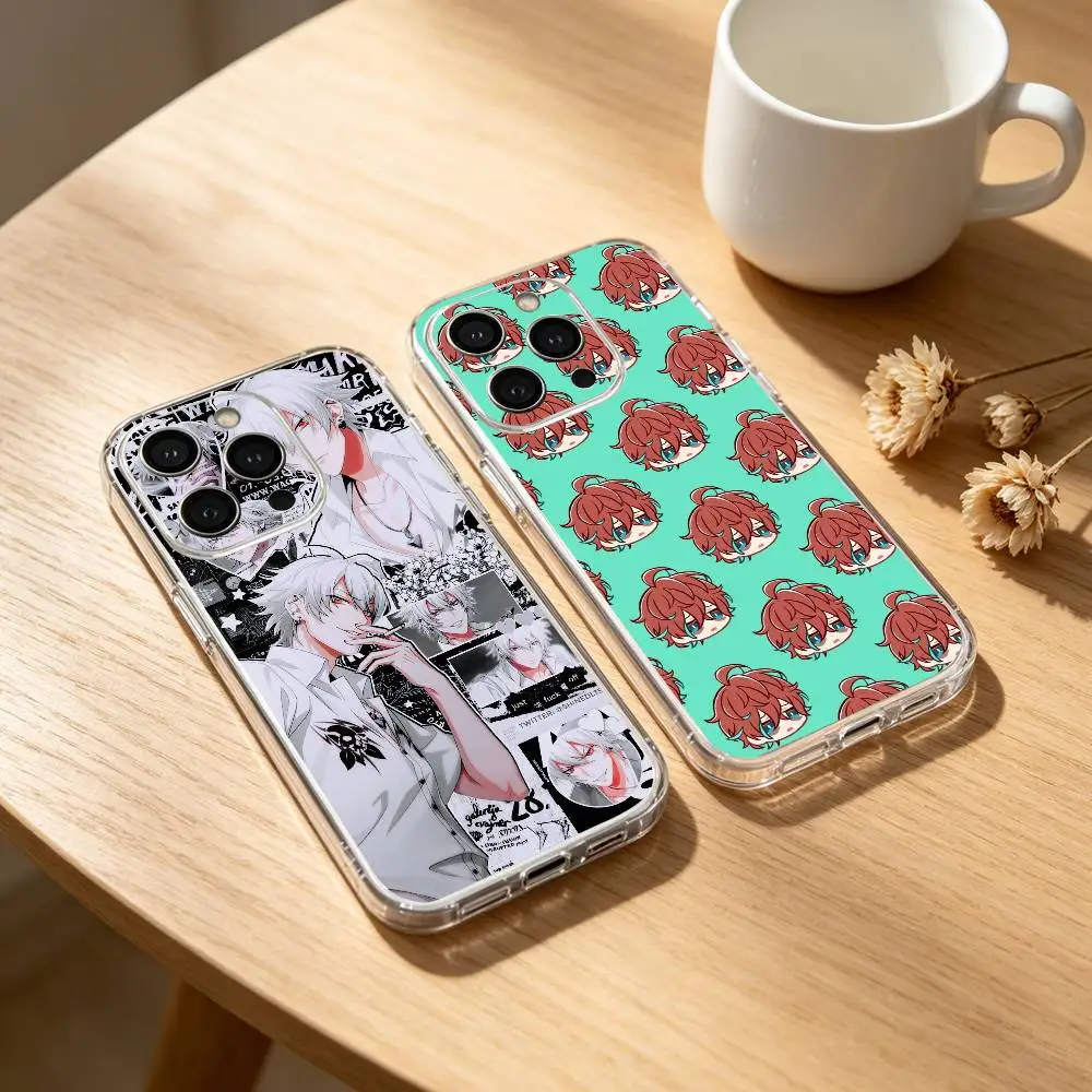 

H-Hypnosis Mic Phone Case For iPhone 17 16 15 14 13 12 11 Mini Pro Max Plus Transparent Cover