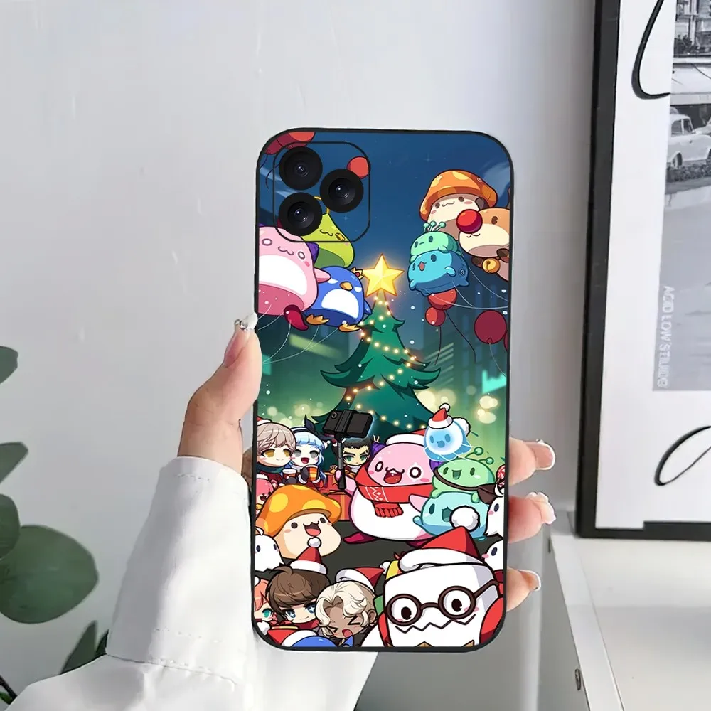 M-Maplestory Game Phone Case For iPhone 15 14 13 12 11 8 Mini Xr Xs X Xsmax Pro Max Plus Shell