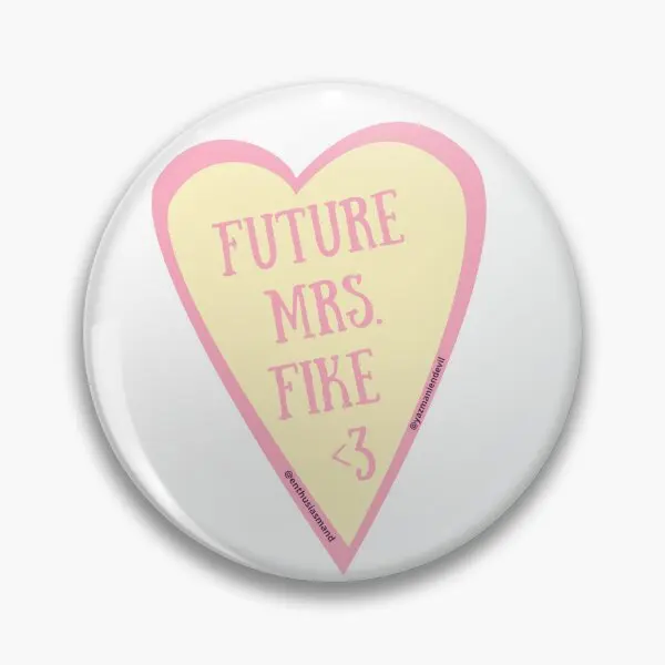 Future Mrs Dominic Fike  Soft Button Pin Badge Decor Clothes Creative Fashion Cute Collar Hat Lover Metal Gift Women Brooch