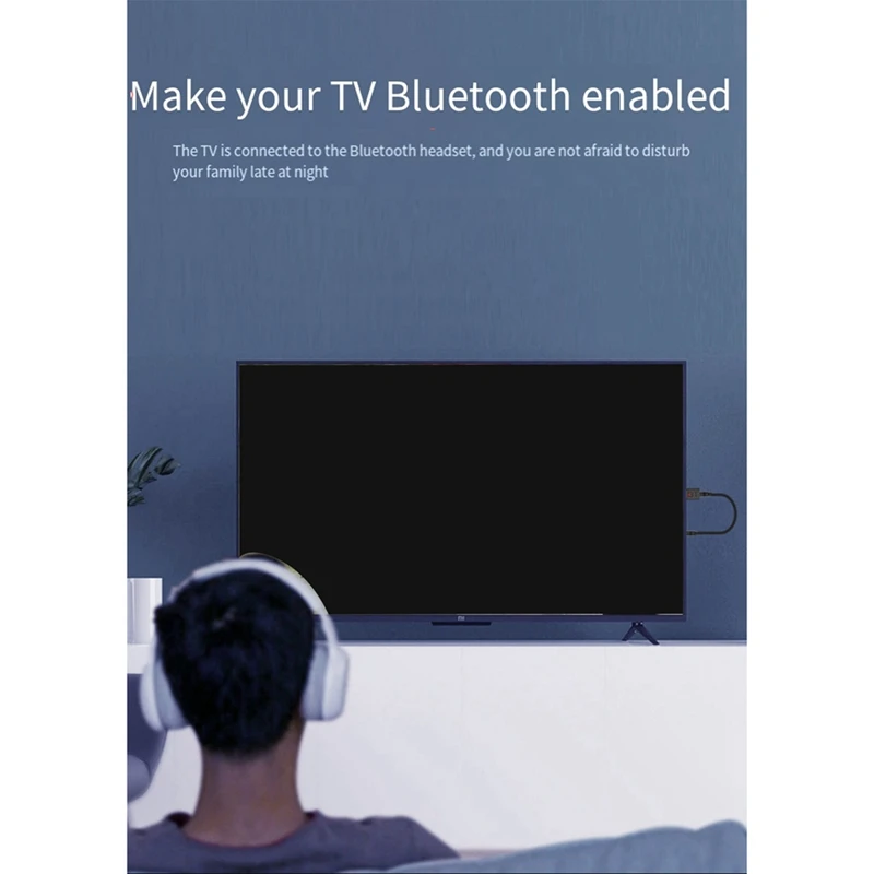 3 unidades 2 em 1 USB Bluetooth 5.0 receptor de áudio transmissor adaptador USB Bluetooth com cabo de áudio de 3,5 mm Plug And Play