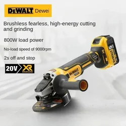 DEWALT-Flat Head Angle Grinder, Bare Machine Tool, máquina de corte, sem escova, 18V Lithium Battery Tools, DCG405, 125mm, DCG406