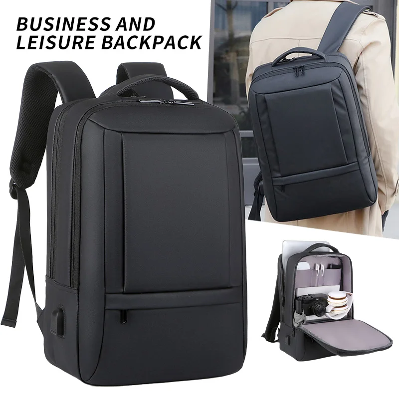 

Business Casual Men's Large Capacity Backpack Lightweight laptop bag Urban minimalist commuter backpack for men and women