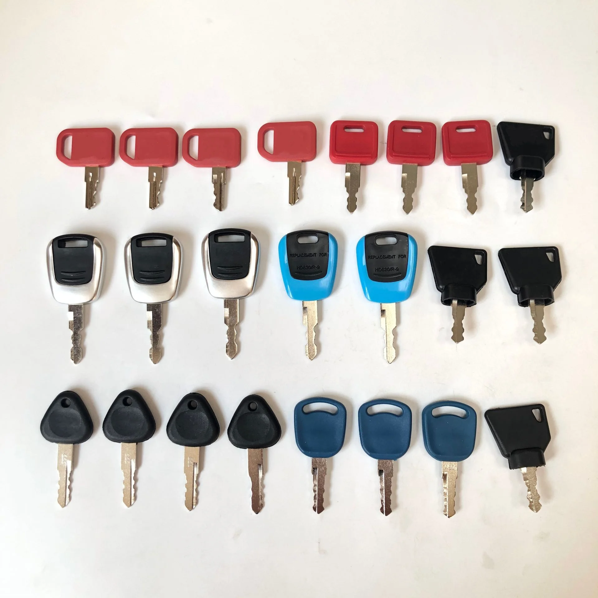 23pcs Key Set ignition key For John Deere Hyundai Volvo New Holland and JCB