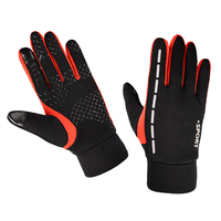 Thermal Touchscreen Gloves Winter Non-slip Outdoor Riding Biking Cold Weather Men Women Red Mountain Bike Work Skiing Sports