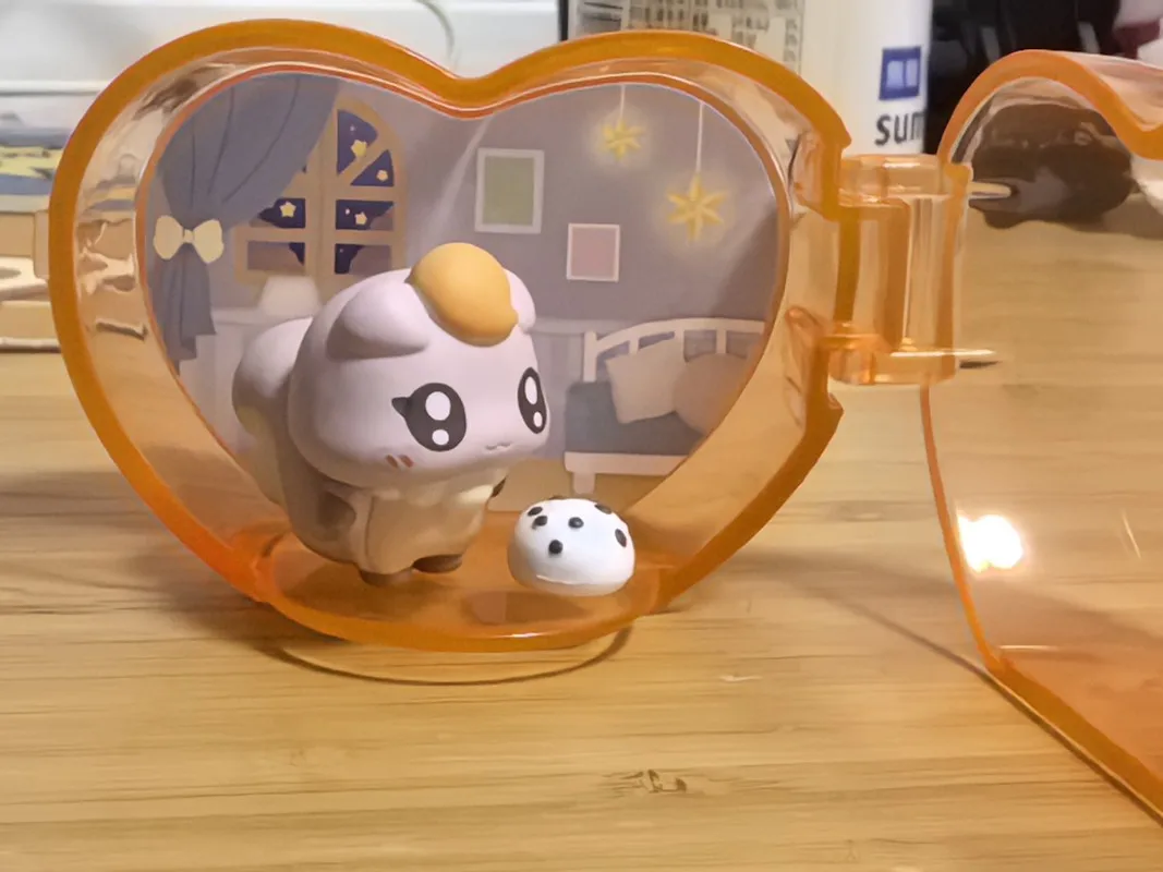 반다이 프리큐어 프리큐어 엘프 오두막 장식품 가샤폰 장난감 애니메이션 피규어 모델 장난감 귀여운 마오 마오 마이 스노우 코코아 펄세이터 넛츠