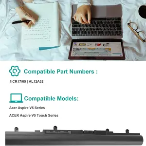 Batterie für Acer Aspire, AL12A32, Al12A72, E1, E1-522, E1-572, E1-572G, E1-510, E1-510p, V5-, V5-431, V5-471, V5-531, V5-571 10 Hauptverkauf Batterie Acer F5 - №10
