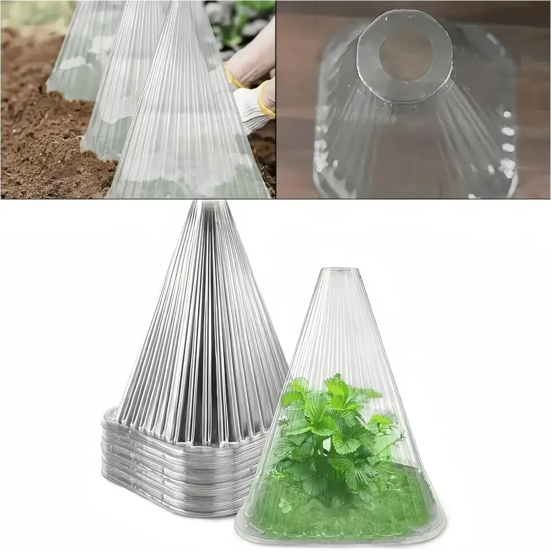 

Gardening Greenhouse Plant Covers, Transparent Garden Cloches for Plants, Reusable Bell Plant Cover, Plant Seedling Protector