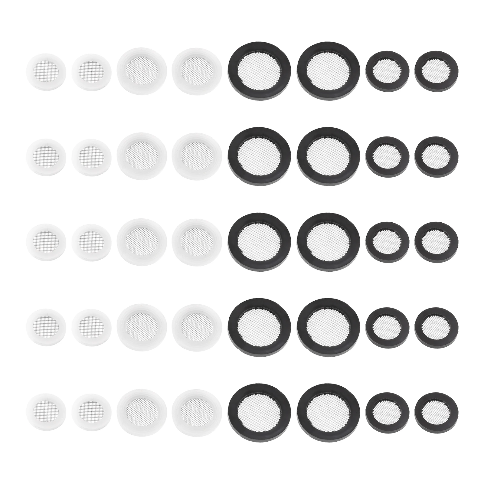 10PCS Filter Pads Tools Suitable For Washing Machine Or Garden Hose Shower Hose Connections Faucets Shower Heads 19/26/30/22mm