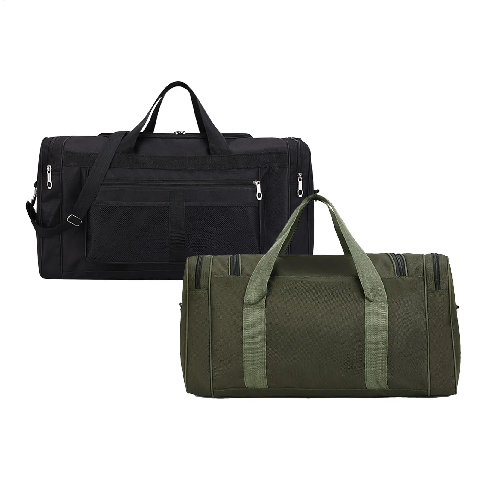 حقائب رياضية مقاومة للماء للرجال حقيبة سفر من القماش الخشن مع جيب جاف مبلل حقيبة يد للتدريب بسعة كبيرة حقيبة ظهر للياقة البدنية