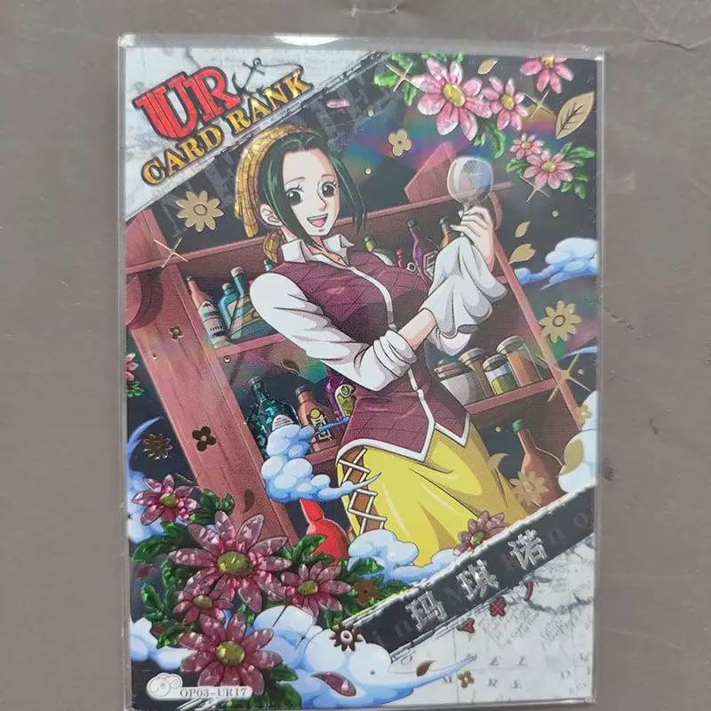 NEW Anime ONE PIECE UR card Nico Robin FRANKY Rebecca Shanks Perona Roronoa Zoro Toy collection boy Birthday Christmas gifts