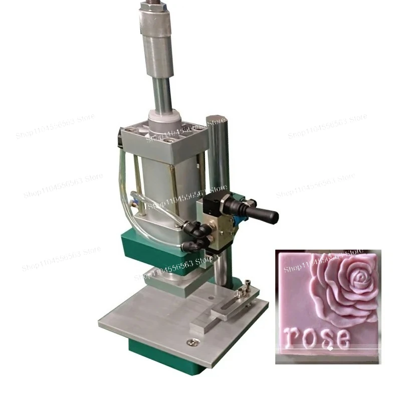 Small Scale 200kg/h  pneumatic Laundry bar soap making machine/ soap equipment/Toilet Soap Stamping Machine