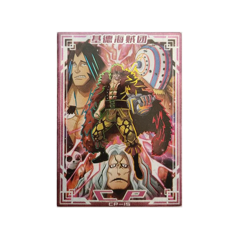 Anime ONE PIECE Rare CP Refraction Foil Luffy Law Doflamingo Kaidou Djalma Toys for boys Collectible Cards Birthday Present