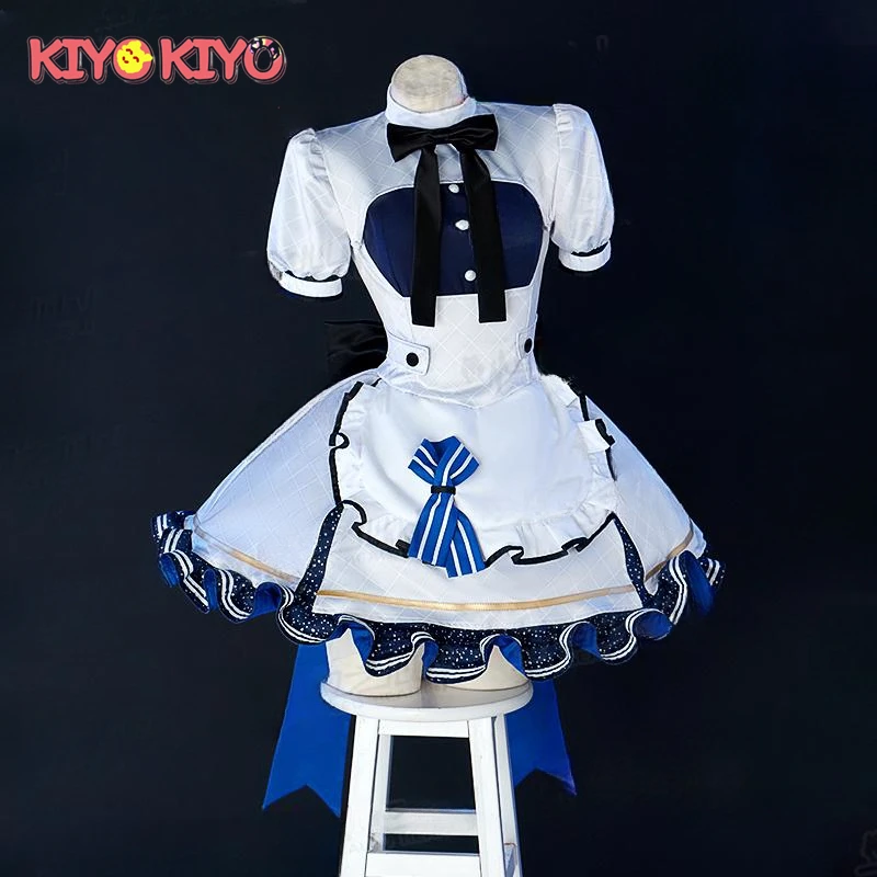 

KIYO KIYO Anime M i COS k u Cosplay Costume Future Pastry Chef Maid Dress Female Halloween Costume