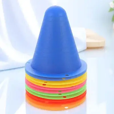 12 قطعة مخاريط التدريب للتدريبات الصغيرة البرتقالية خفة الحركة كرة القدم كرة السلة عجلة التزلج ممارسة المعدات الرياضية