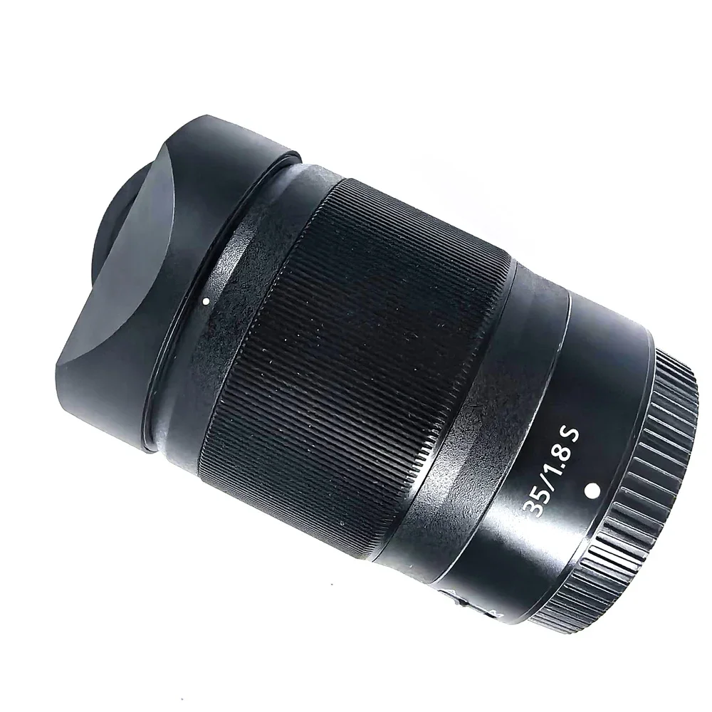 Design for Nikon NIKKOR Z35mm F1.8S Aluminium Bayonet Square Lens Hood Comes With Metal Cap