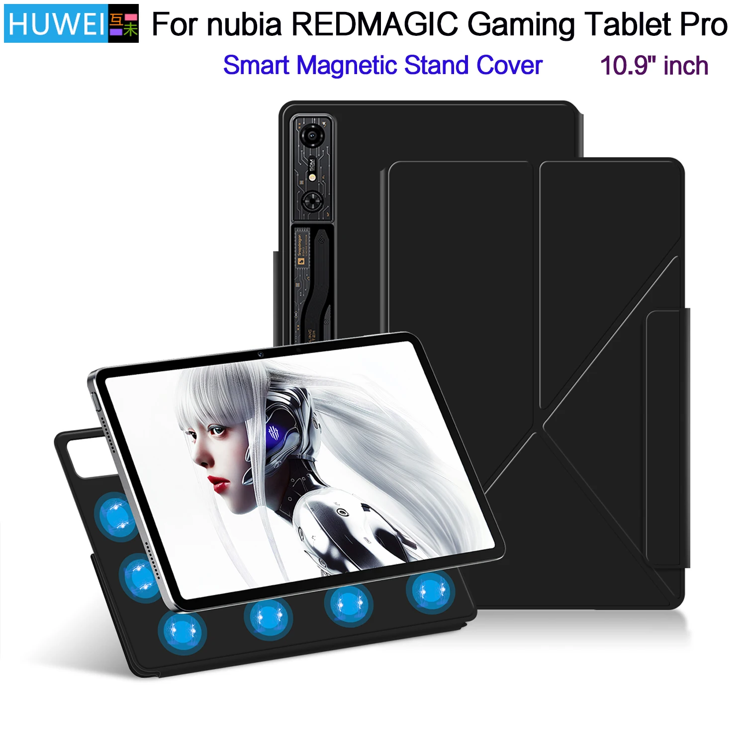 Magnetic Case For nubia REDMAGIC Gaming Tablet Pro 10.9