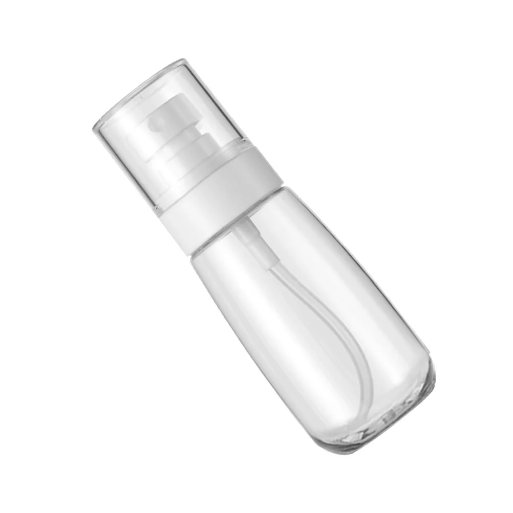 30ml White Squeeze Spray Bottle Multifunctional Refillable Mist Dispenser for Cosmetics Plants Baking Portable Lightweight Easy