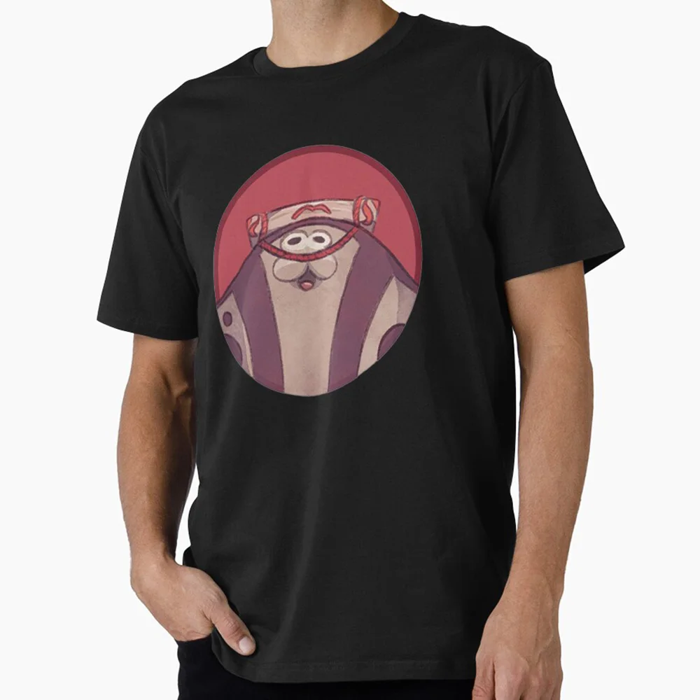 Big Man Deep cut Tridenfer Cartoon Video game Splatoon T-Shirt for gamer 100% Cotton y2k clothing Short-Sleeve Tee All Size Tops