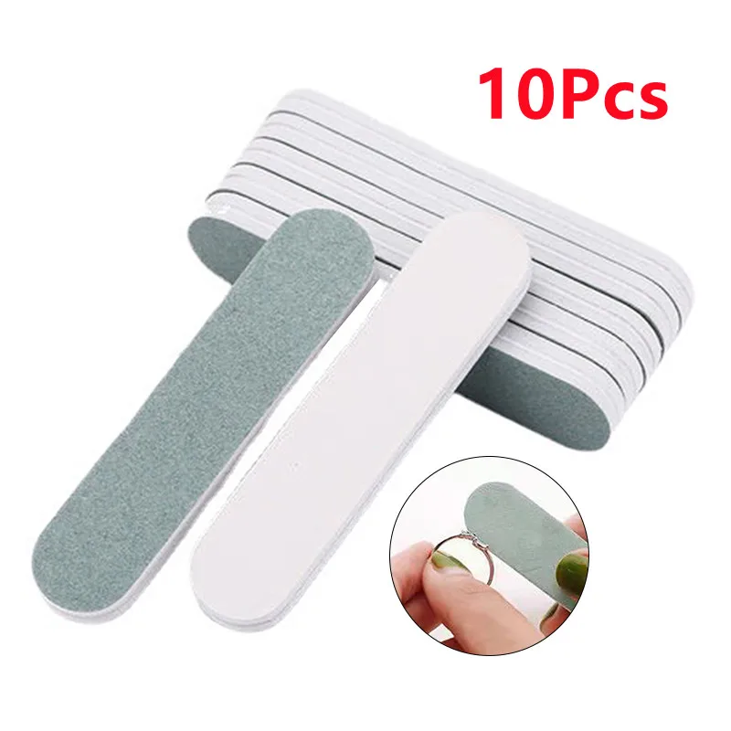 10Pcs Jewellery Polishing Strip Buffing Sanding Files Block Pedicure Manicure Care Nail Art Buffer Polish Nail File Strips