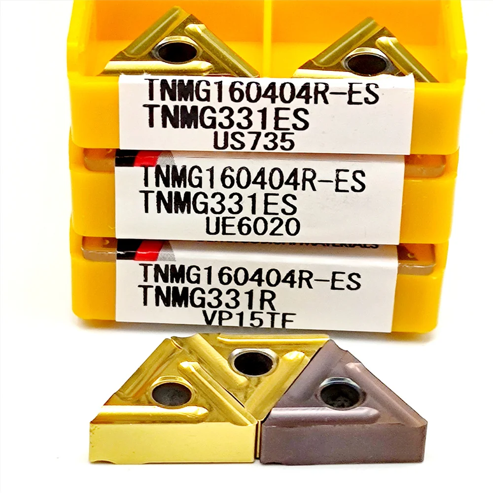 Фреза токарная, твердосплавная втулка TNMG160404R ES VP15TF UE6020 US735, для резки металла с ЧПУ
