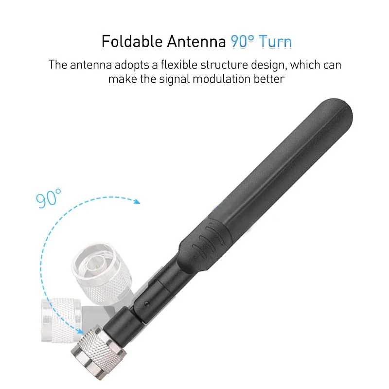 Dual Band 4G WIFI Antenna 8dBi 2.4G 5.8G N Male Universal Fold Antenna Amplifier WLAN Router Signal Booster