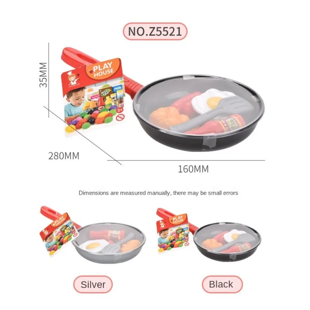 8 stks Montessori Simulatie Keuken Speelgoed Steak Groente Educatief Kookgerei Game Set Fantasiespel Brood Hot Dog
