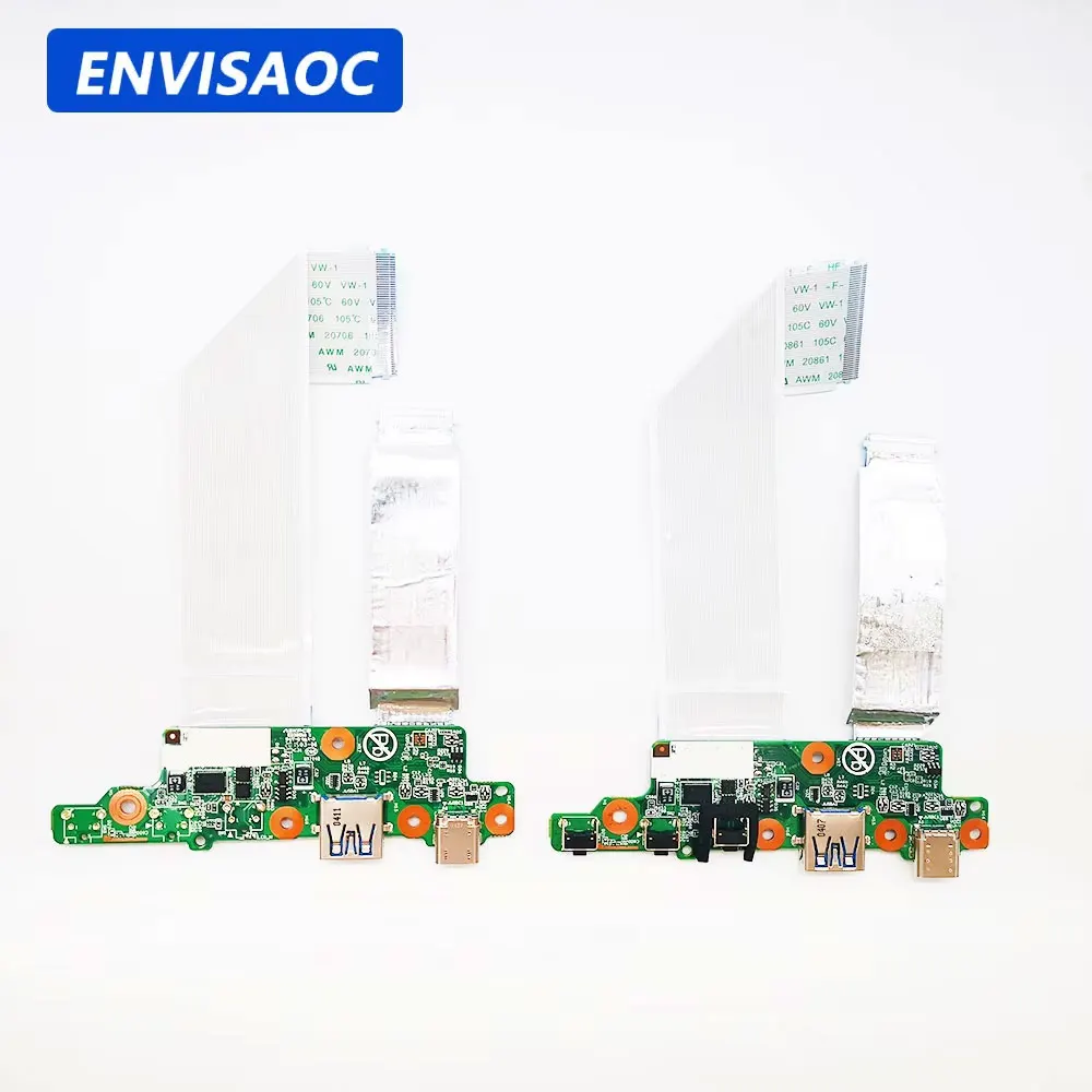 Para Lenovo chromebook 500e 300e 2nd gen 2 82ce 81MB portátil tipo-c USB C USB 3,0 jack botón de encendido interruptor de placa BH5988A BH5866A