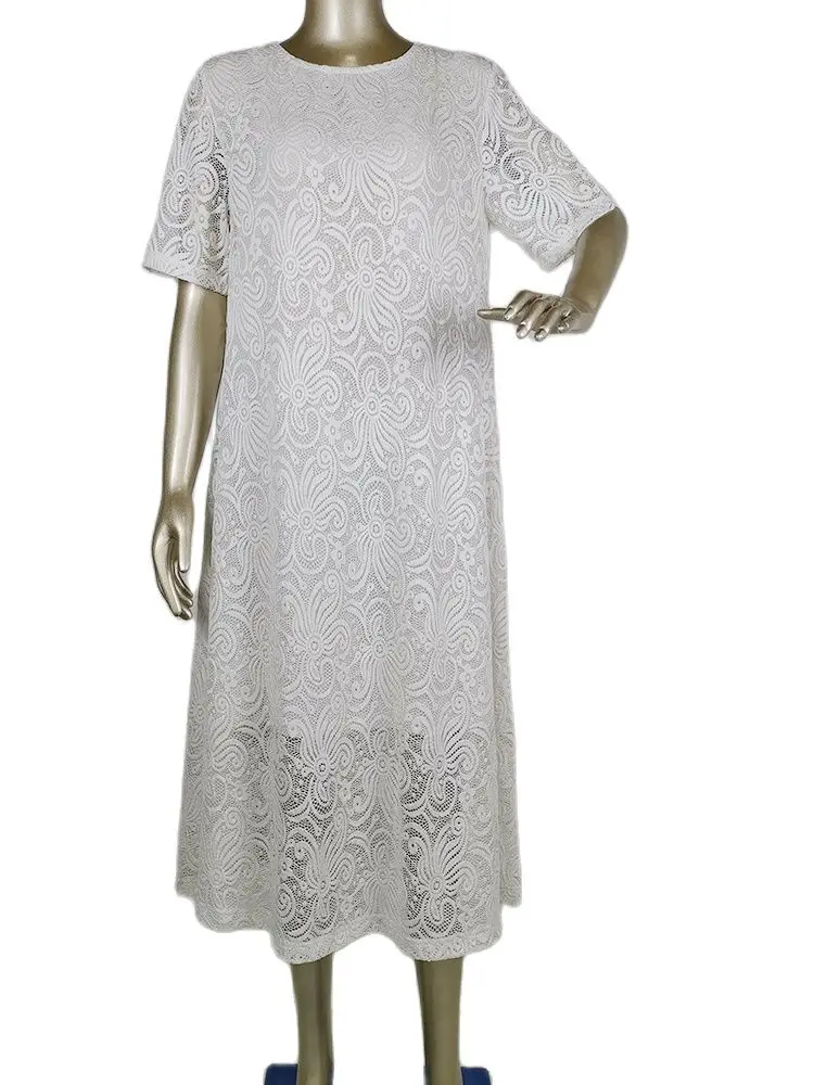 

Women's dress Elegant loose casual lace summer women's wear