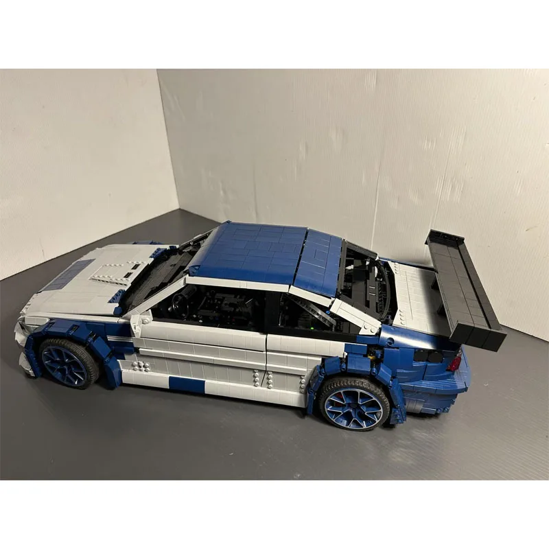 

MOC-142015 Classic M3 E46 GTR спортивный автомобиль гоночный строительные блоки модель 5178 ЗапчастиMOC креативная игрушка для мальчиков и детей подарок на день рождения