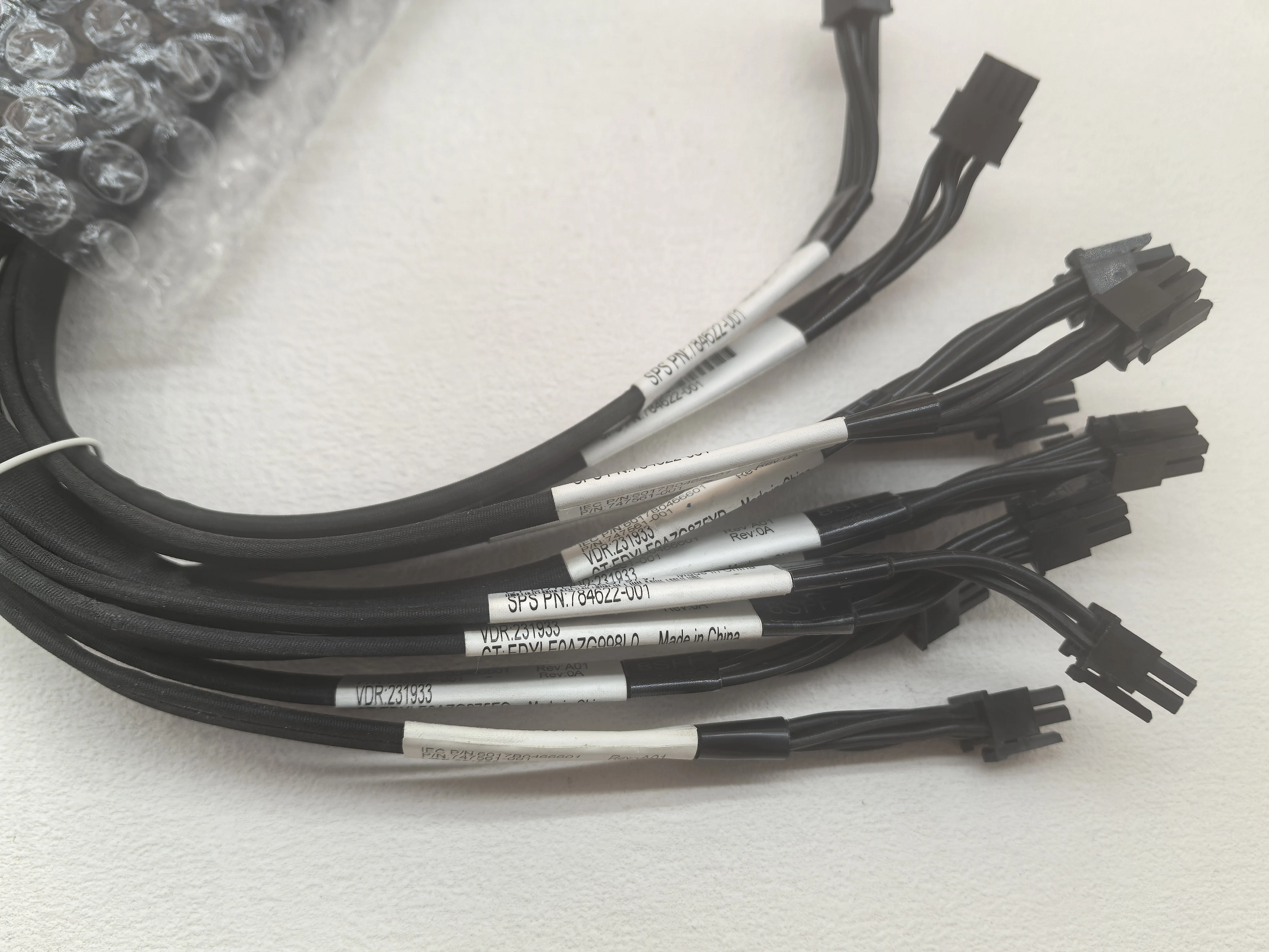 747561-001 Backplane Power Cable 6 Pin DL360 G9/DL380 G9