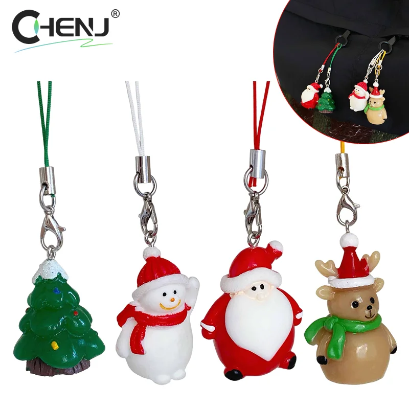 Christmas Phone Lanyard Santa Claus Snowman Elk Xmas Tree Cartoon Phone Chain Mobile Phone Strap Keyring Christmas Gifts