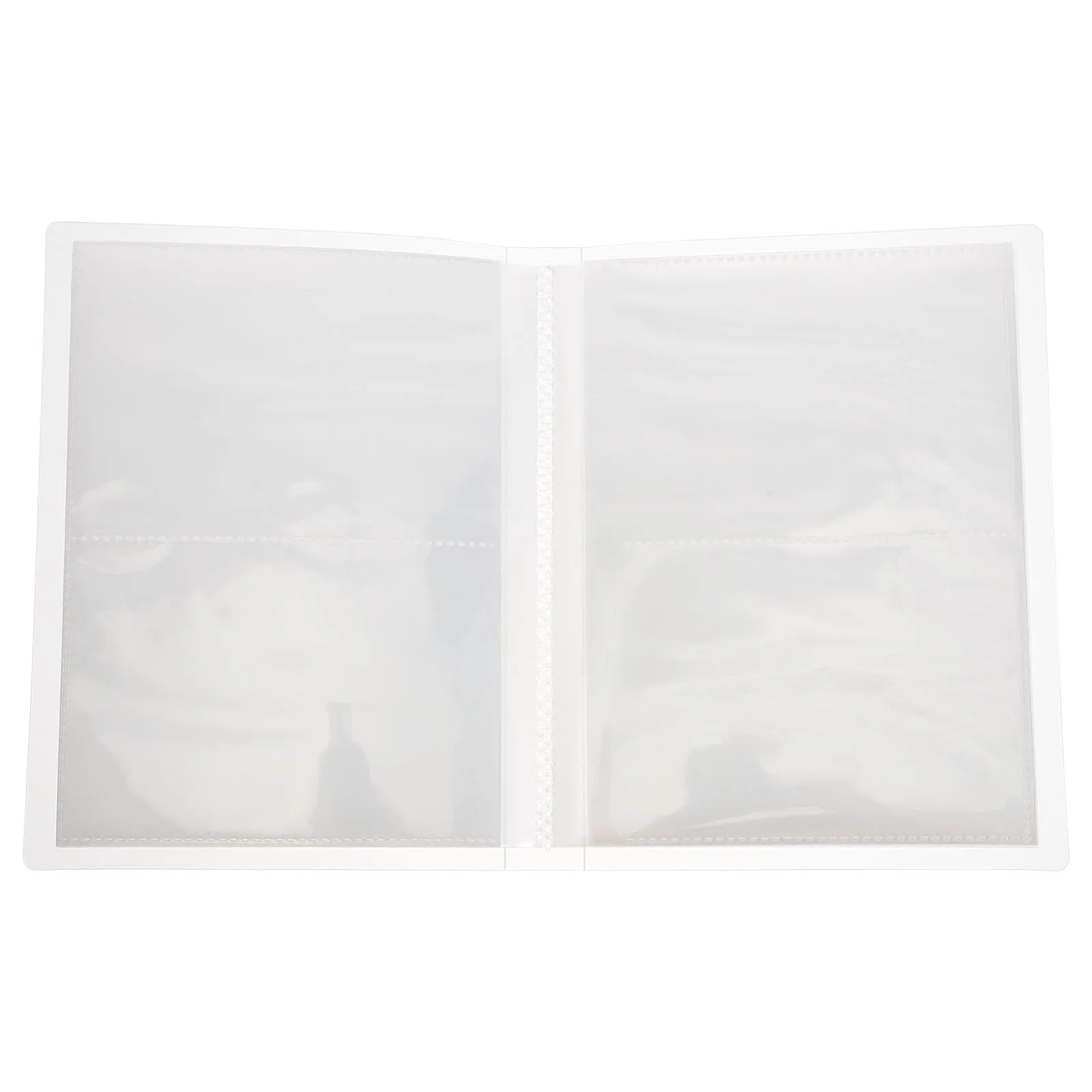 

Nail Binder Pp Hard Cover Organizer Holds 80 Pieces Multiple Pockets Sticker Storage Protector Travel Friendly Memos Notes