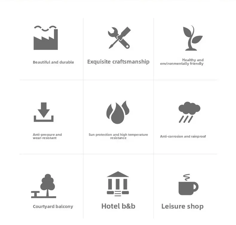 Outdoor creatieve rotan bank tuin binnenplaats balkon kunst