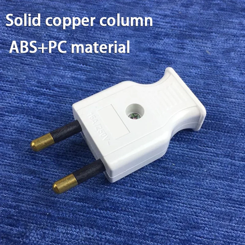 

European standard plug Two-pin plug Pure copper column Dipole Thailand Cambodia South East Asia plug Independent packaging