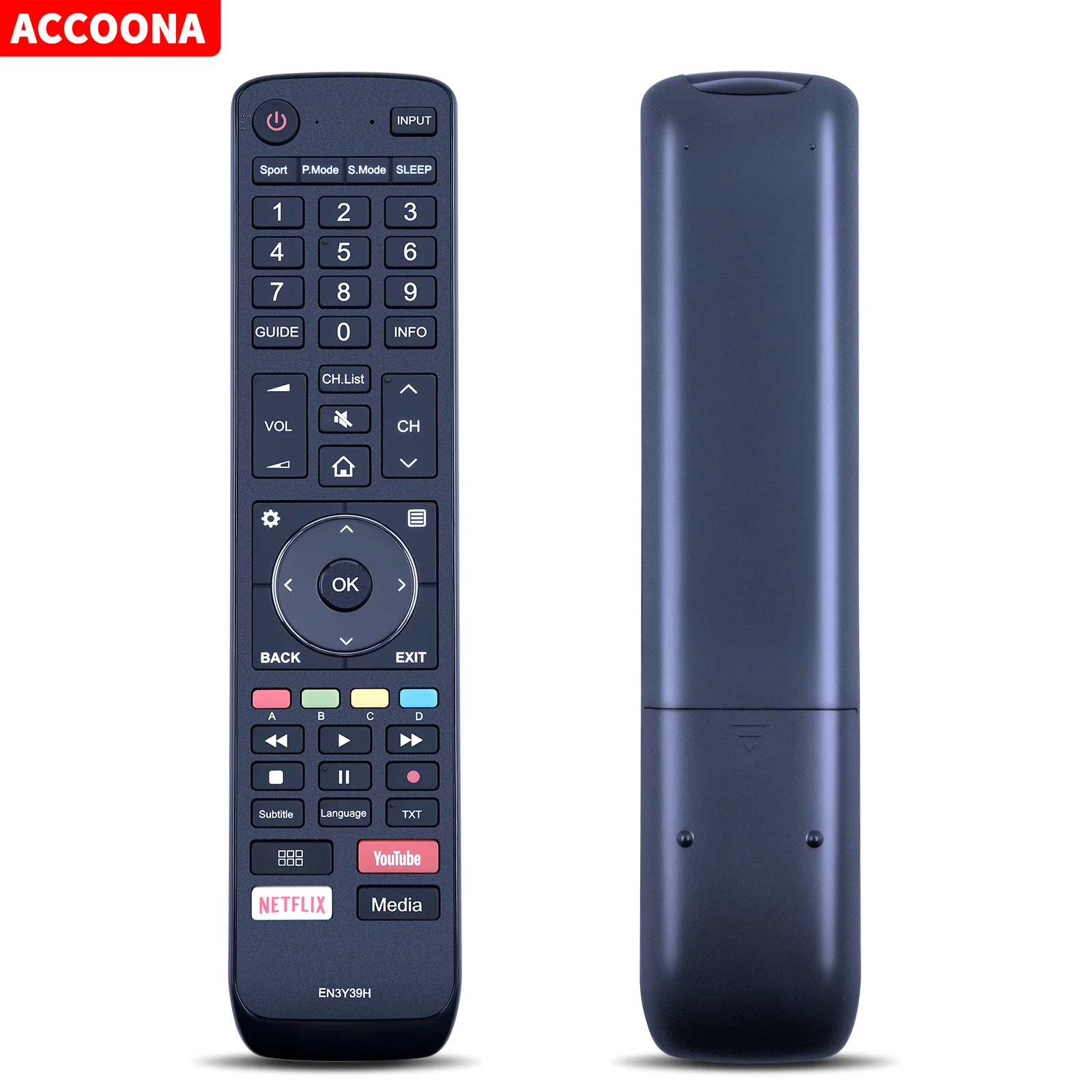 Пульт дистанционного управления EN3Y39H для Hisense Smart TV ERF-6A31 60K390PAG 65K390PAD