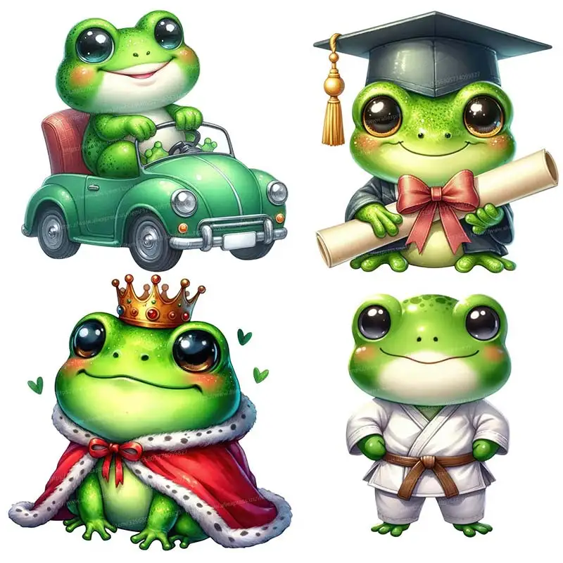 

Funny Cute Frog Animal Car Sticker Waterproof Decal Bumper Rear Window Laptop Self-adhesive Decal For Car Accessories SH633