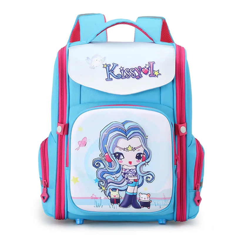 2023 New School Bags For Girls Boys Primary Student Shoulder Orthopedic Backpack Grade 1-5 Large Capacity Kids Gift Mochila