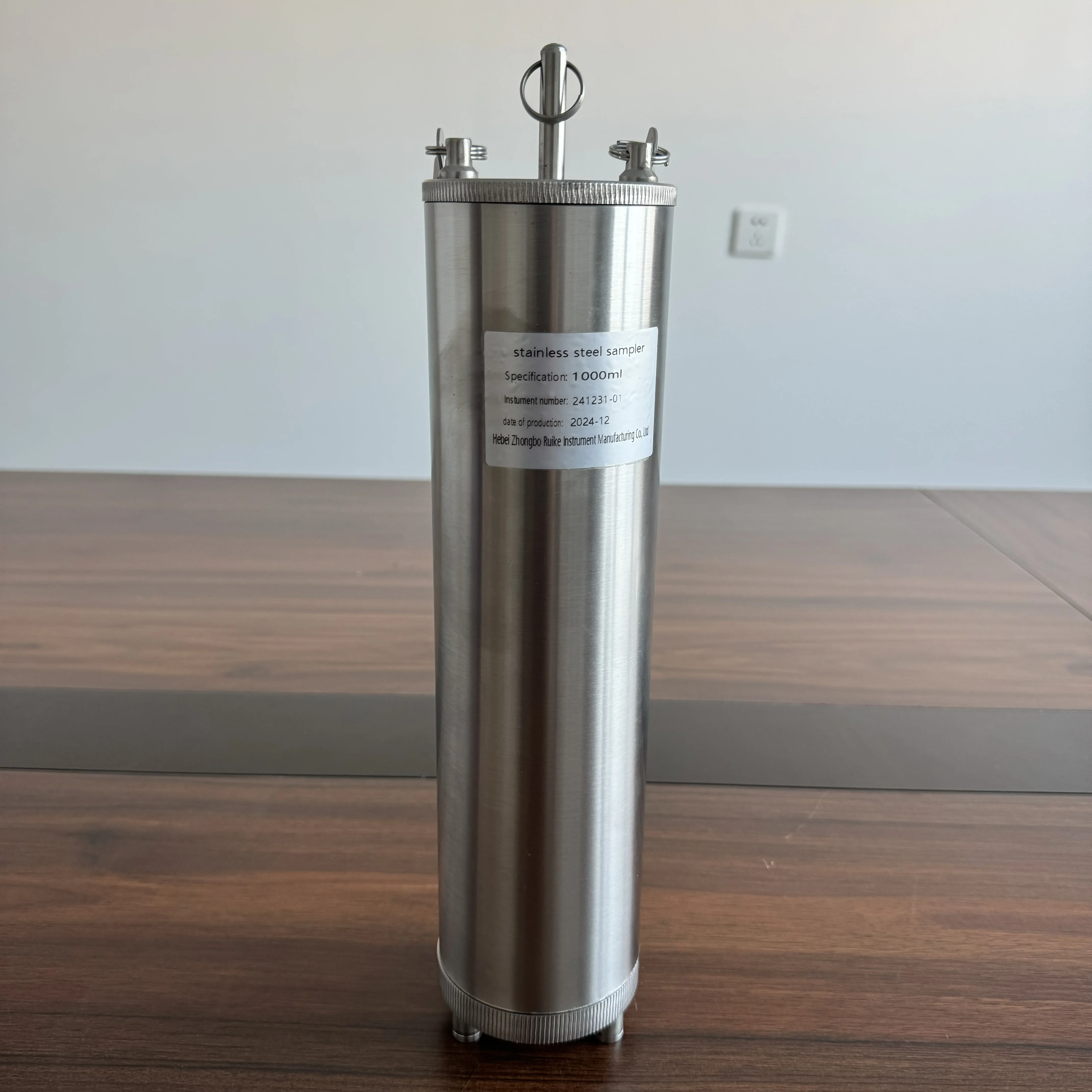Stainless Steel Asphalt Sampler Bitumen Sampler, Liquid Oil Sampler, Sampling Bottles
